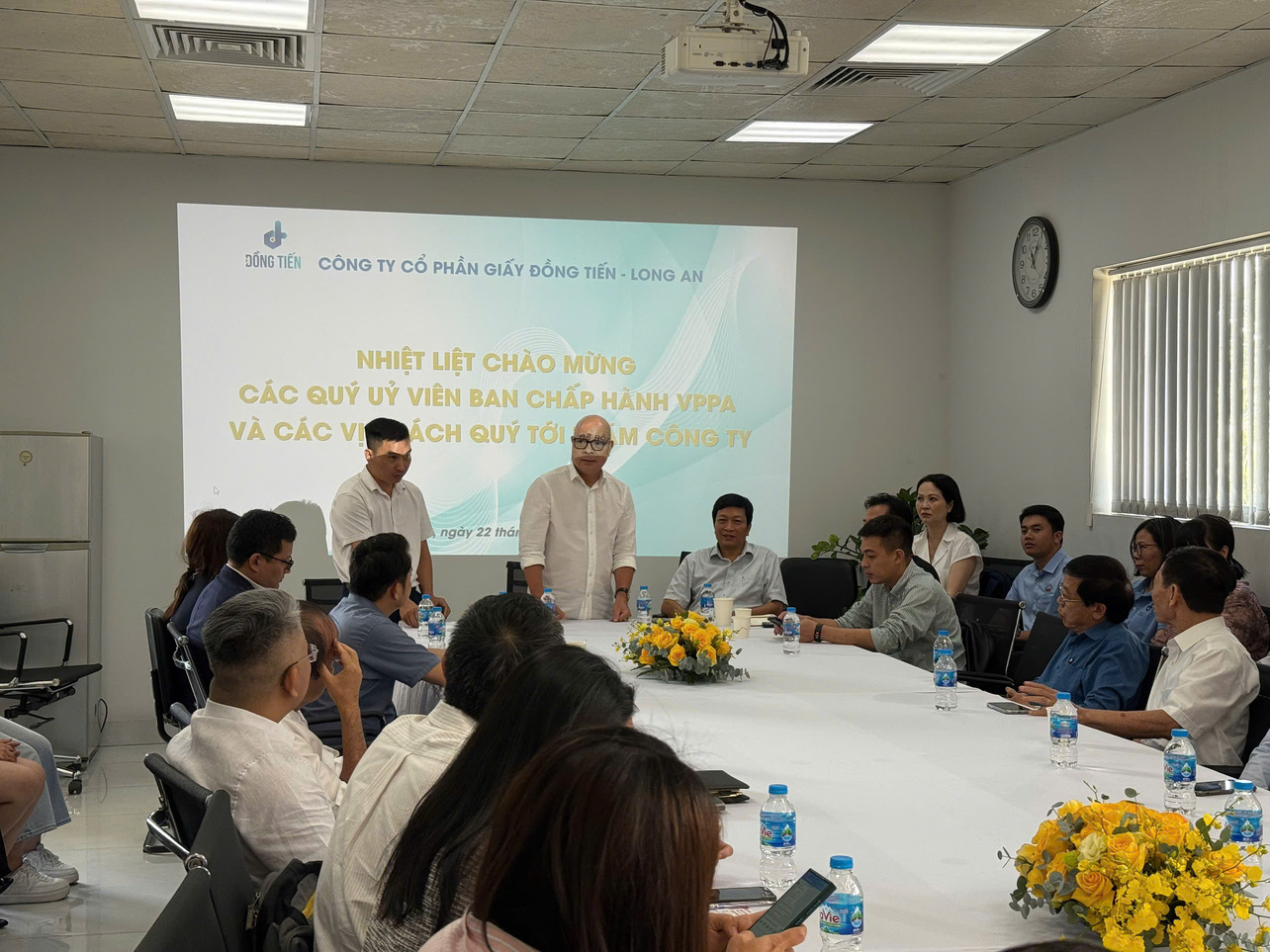 Đoàn công tác Hiệp hội VPPA tham quan nhà máy giấy Đồng Tiến Long An