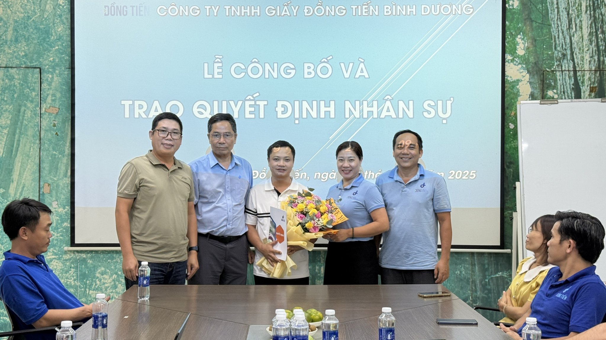 Công ty TNHH Giấy Đồng Tiến Bình Dương tổ chức lễ công bố và trao quyết định nhân sự
