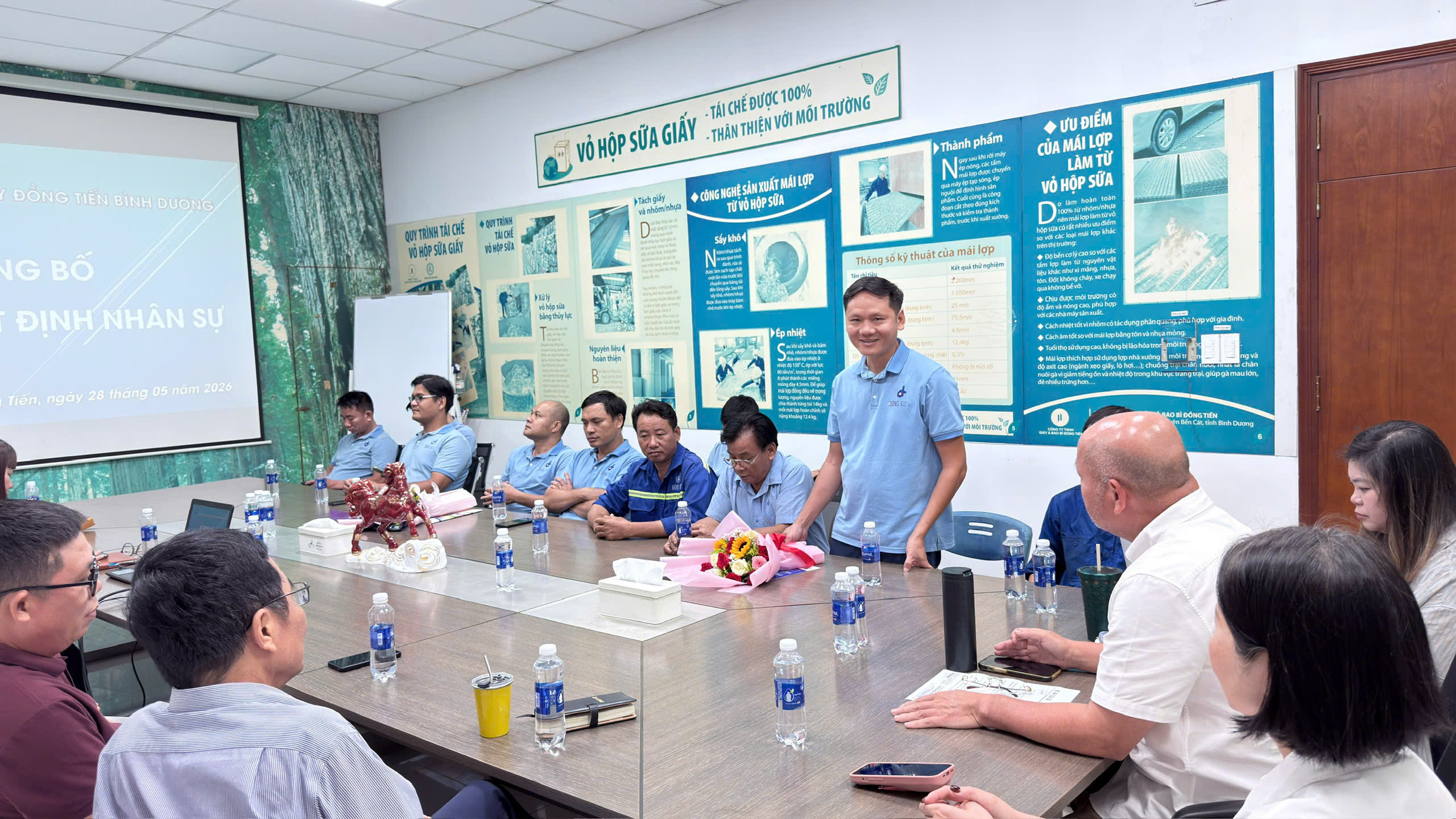 Công ty TNHH Giấy Đồng Tiến Bình Dương tổ chức lễ công bố Quyết định và Bổ nhiệm Nhân sự
